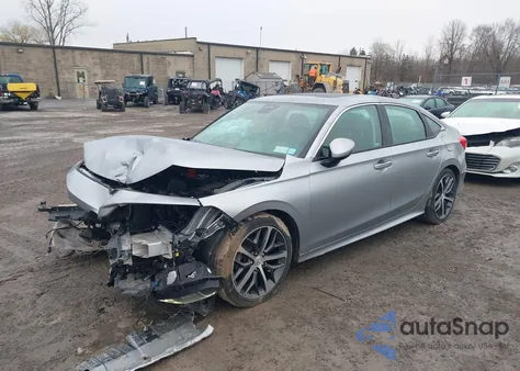 2024 Honda Civic Touring из США, поврежденный, VIN 2HGFE1F98RH317414